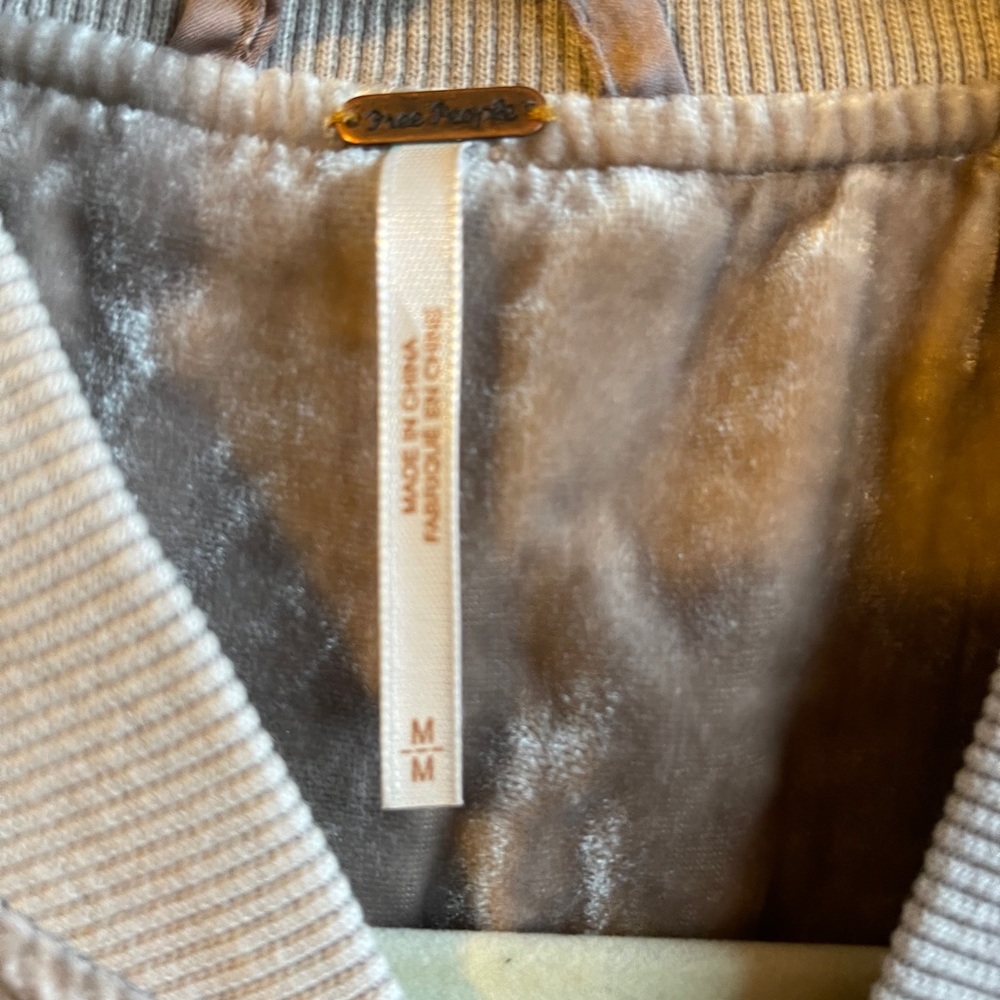 Free People Velvet Zip Up - Picture 3 of 3